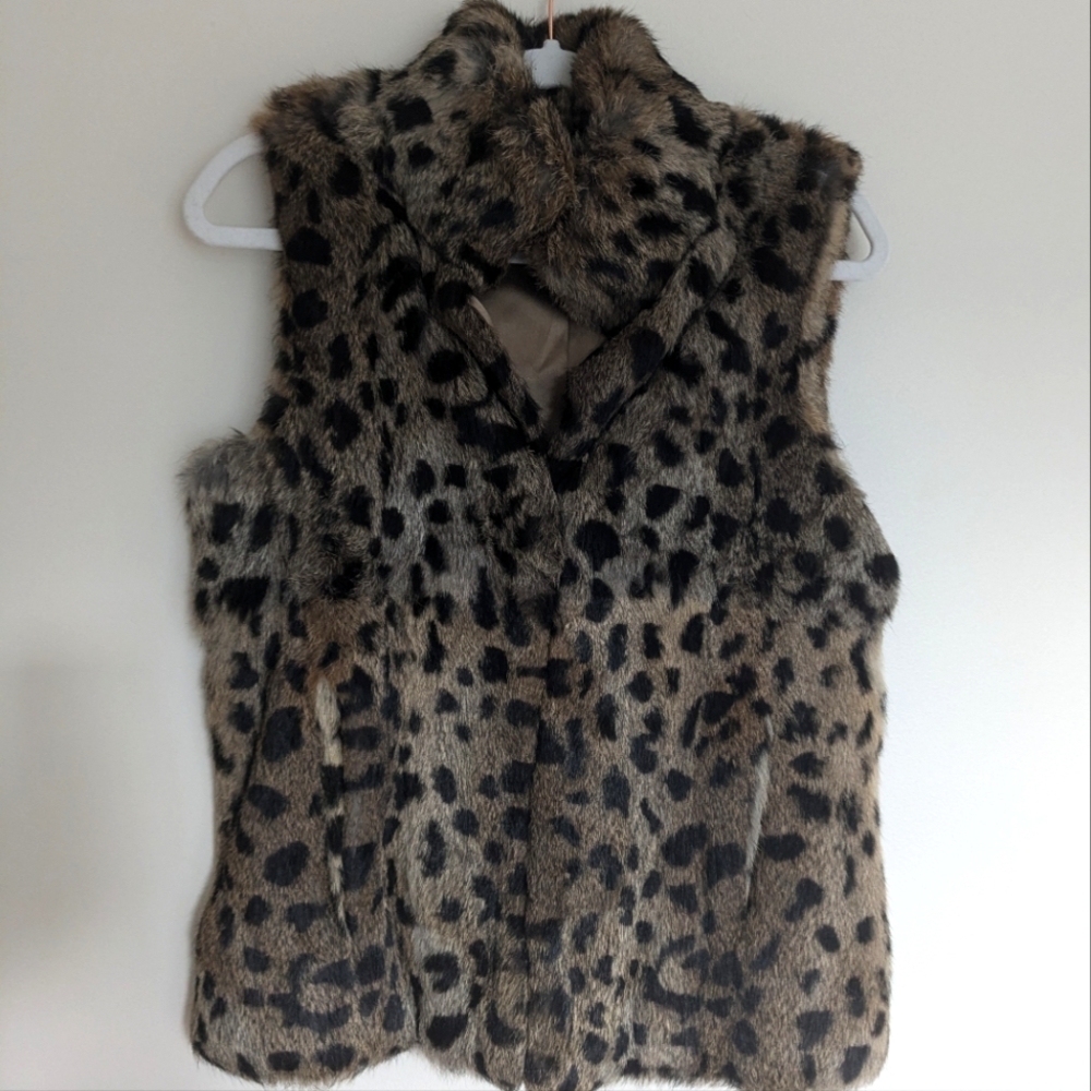 100% RABBIT FUR VEST